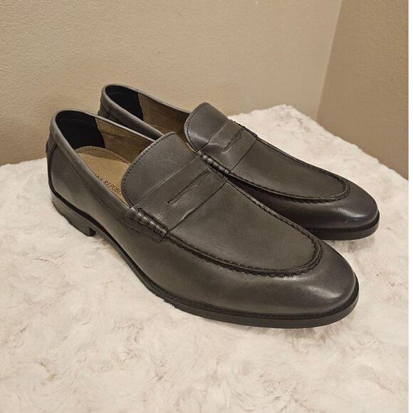 Banana Republic Other - NWOB Banana Republic Italian Leather Gray Loafers Size 11